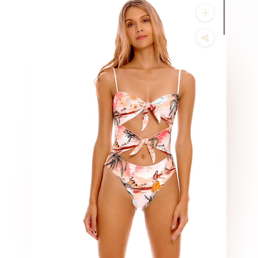 ▪️AGUA BENDITA CARRIE LUAU ONE PIECE SWIMSUIT M